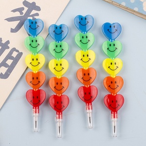 Cung cấp sinh viên tình yêu mỉm cười khuôn mặt bút chì khâu thẻ cố định PP Túi Stackable bút chì cơ học sinh viên mô hình - Product Image 6