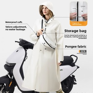 Impermeabile di Alta Gamma Versatile e Traspirante con Logo per <span class=keywords><strong>Donna</strong></span>, Uso Esterno, Bici Elettrica, Escursionismo, Arrampicata - Product Image 4
