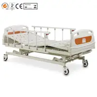 Cama de Hospital Manual, muebles de Hospital de alta calidad y baratos, 3 manivelas