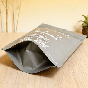 Sacs en plastique personnalisés, pochette en aluminium 150g pour bonbons, grains de café, poudre à boire, sac refermable à fermeture éclair - Product Image 3