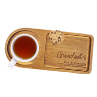 Plateau marocain personnalisé en bois thé et biscuit planche à café en bois