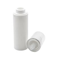 Bouteilles de pompe sans air sous vide cosmétique en plastique blanc de 30ml personnalisées de haute qualité pour l'emballage de lotion