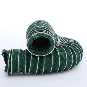 Multi size personalizzato verde scalabile 360 piegatura arbitraria tre tubi flessibili per canalizzazione in tessuto Anti tela
