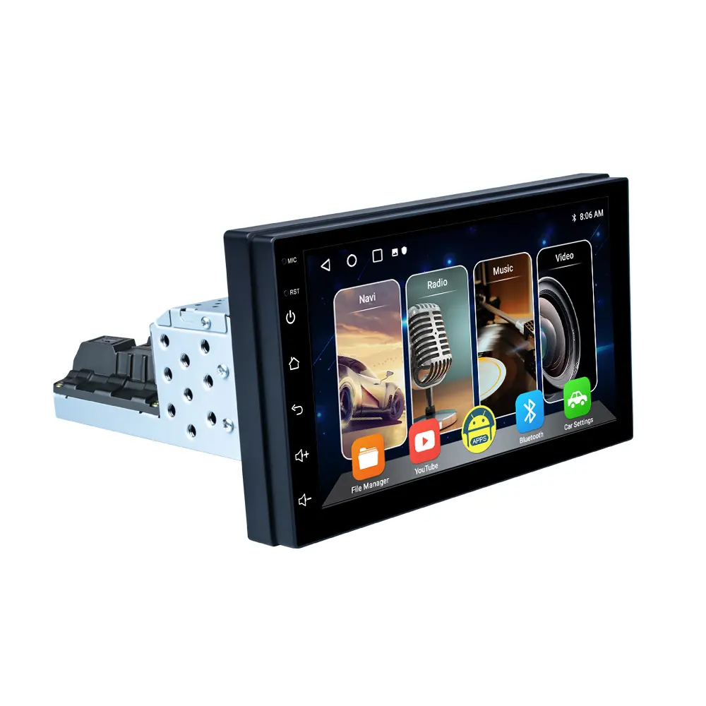 Head Unit Android 9 Inch 7/10.1 Inch 32GB Universal Car Stereo Remote Control Single Din Car Stereo Touch Screen