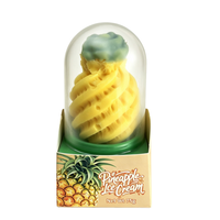 Vente directe d'usine, prix bas, vente en gros, crème glacée 3D populaire avec différentes saveurs de fruits : banane, ananas, raisin, durian