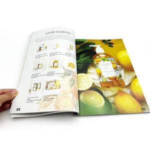 Logo personnalisé en gros/conception graphique reliure parfaite magazines livres histoire américaine publicité en vrac papier de cuivre imprimé - Product Image 1