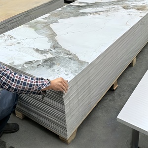 Panel de Pared de PVC con Aspecto de Mármol, Panel de Pared de PVC con Protección UV de 2.5 mm, Tablero 3D para Decoración de Paredes Interiores - Product Image 2