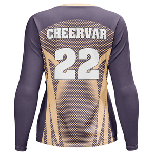 ชุดวอลเลย์บอลคอกลมแขนยาวสำหรับผู้หญิงชุดเล่นวอลเลย์บอลฝึกซ้อมแข่งขัน - Product Image 6