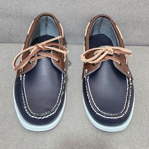 <span class=keywords><strong>Chaussures</strong></span> de navigation Evergreen <span class=keywords><strong>bleu</strong></span> <span class=keywords><strong>marine</strong></span> et marron à plateforme, anti-odeur, respirantes, antidérapantes, mocassins pour hommes - Product Image 2