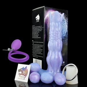 Factory Price Best Selling Soft Silicone Monster Animal <b>Dildo</b> Anal Plug Toy Lay Eggs Ovipositor Man Women Sex Toys - Product Image 5