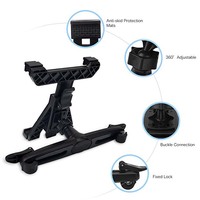 Support de téléphone portable et tablette pour siège arrière de voiture, nouveau support paresseux pour appuie-tête arrière, moulage par injection