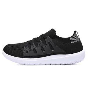 Mens Walking Shoes Lightweight Breathe Mesh Running Shoes Slip On Tennis Sneakers Gym Workout High Heel Increasing Wide Shoes