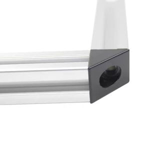 2020 có thể điều chỉnh 2-cách tam giác nhôm nối kẽm kim loại khung góc cho máy in 3D guid đường ray nhôm đùn hồ sơ - Product Image 2