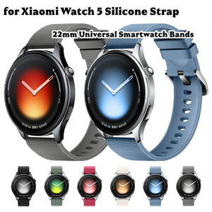 Correa Deportiva de Silicona de 22 mm para <span class=keywords><strong>Xiaomi</strong></span> Watch 5, Brazalete para <span class=keywords><strong>Xiaomi</strong></span> Watch S5 S4 S3 - Product Image 1