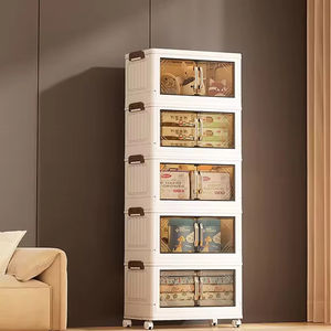 8097-3 Multifonctionnel 3 Couche Pliable Salle De Bains Organisateur Pliant Armoire De Rangement - Product Image 5