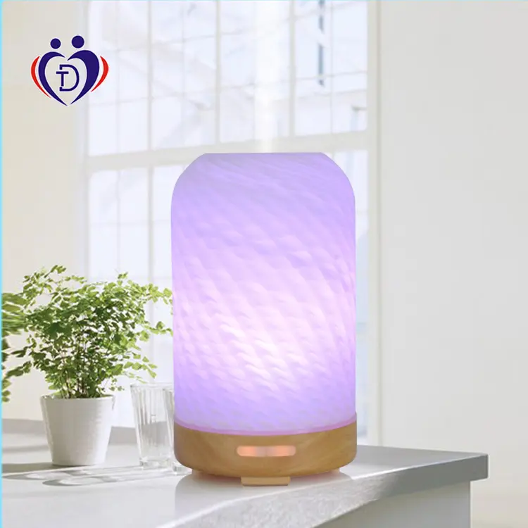 glazed glass essential oil fragrance diffuser and humidifier