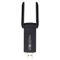 Adaptador de red inalámbrica con logotipo personalizado, controlador de doble banda, adaptador Wifi USB AC1300Mbps gratuito para PC y portátil