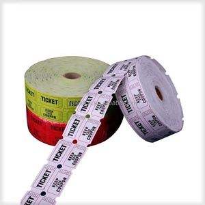 Biglietto per il gioco della lotteria colorato doppio rotolo o fanfold personalizzato - Product Image 6