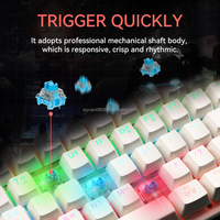 Clavier coréen personnalisé, langues mondiales, 61, 64, 68, 87, 98, 104, 108 touches, clavier mécanique adapté à l'OEM ODM