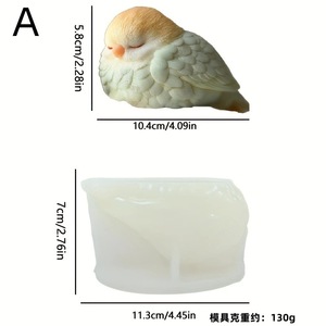 3D Silicone Bird <b>Mold</b> For <b>Candle</b> Making Baking Cake Mousse Jewelry Epoxy DIY Craft <b>Mold</b> Valentine'S Day Gift - Product Image 5