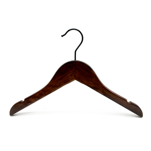 Venta de Fábrica, Perchas de Madera para Niños con Logotipo Personalizado, Gancho de Metal Duradero de Primera Calidad, Estilo Moderno para Ropa - Product Image 2