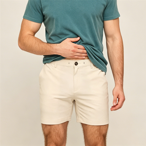 Pantalones Cortos Deportivos de Verano Personalizados, de Color Sólido, de Secado Rápido, <span class=keywords><strong>para</strong></span> <span class=keywords><strong>Gimnasio</strong></span>, Golf, Transpirables, <span class=keywords><strong>para</strong></span> <span class=keywords><strong>Hombre</strong></span> - Product Image 3