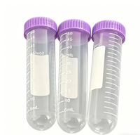 Tubes de centrifugation coniques en plastique abordables de 5 ml pour usage en laboratoire, avec fonds pointus, fabriqués en polypropylène durable.