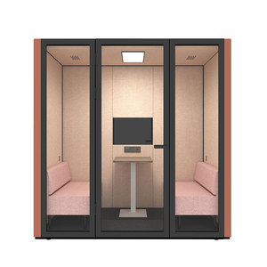 Flex space neue Büro-Telefonzelle Akustische Kabine Geräusch reduzierung Private Work Pod Einfache Montage für öffentliche Datenschutz treffen - Product Image 2
