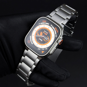 <span class=keywords><strong>Bracelet</strong></span> en titane pour <span class=keywords><strong>Apple</strong></span> <span class=keywords><strong>Watch</strong></span> Ultra Band 49mm <span class=keywords><strong>Bracelet</strong></span> de montre en <span class=keywords><strong>acier</strong></span> 38 44 40mm Luxury Series 8 7 6 5 4 SE <span class=keywords><strong>Bracelet</strong></span> en métal pour IWatch - Product Image 2