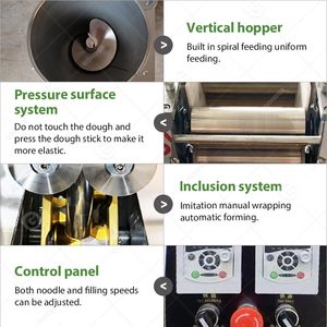 Tự Động Mini Momo Ravioli Lớn Maquina Para Hacer Somosa Empanada Mùa Xuân Cuộn Bánh Bao Samosa Máy Làm - Product Image 3