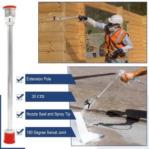 Pistola de Pintura sin Aire Extendida con Varilla de Extensión Larga, Herramienta de Pulverización Profesional de Alta Presión para Uso Industrial y Doméstico - Product Image 3