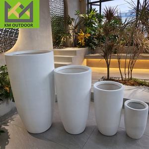 Pot Tanaman Modern untuk Dekorasi, Pot Bunga Semen untuk Halaman - Product Image 4