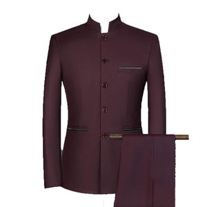 Setelan tuksedo anak laki-laki dua potong, setelan bisnis kasual pengantin pria Prom Eropa Amerika untuk pria dan wanita - Product Image 4