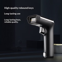 Honeywel.l Oh4502 Pemindai Barcode Satu Dimensi Nirkabel USB dengan Sumber Cahaya, cocok untuk digunakan di gudang dan supermarket