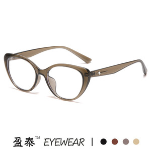 แว่นตา Yingtai ทรงแคทอาย กรอบ TR90 ป้องกันแสงสีฟ้า เลนส์เรซิ่น ดีไซน์ย้อนยุค สำหรับทุกเพศ - Product Image 3