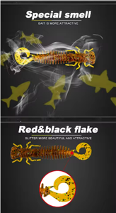Umpan Pancing <span class=keywords><strong>Grub</strong></span> Plastik Lunak Ekor Keriting 100mm 6.1g untuk Memancing Ikan Bass, Pike, Sungai, dan Danau, 6 Warna, OEM Grosir Langsung dari Pabrik - Product Image 5