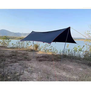 Outdoor <b>Camping</b> Tarp Tent Aluminum Pole Lightweight Waterproof Shelter <b>Canopy</b> Rain Fly for Cars Events Parties Picnic - Product Image 6