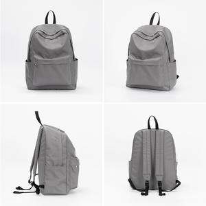 Grote Capaciteit Ins Stijl Modieuze Koreaanse Grijze Rugzak Voor Meisjes Casual Eenvoudige <span class=keywords><strong>Student</strong></span> Schooltas - Product Image 4
