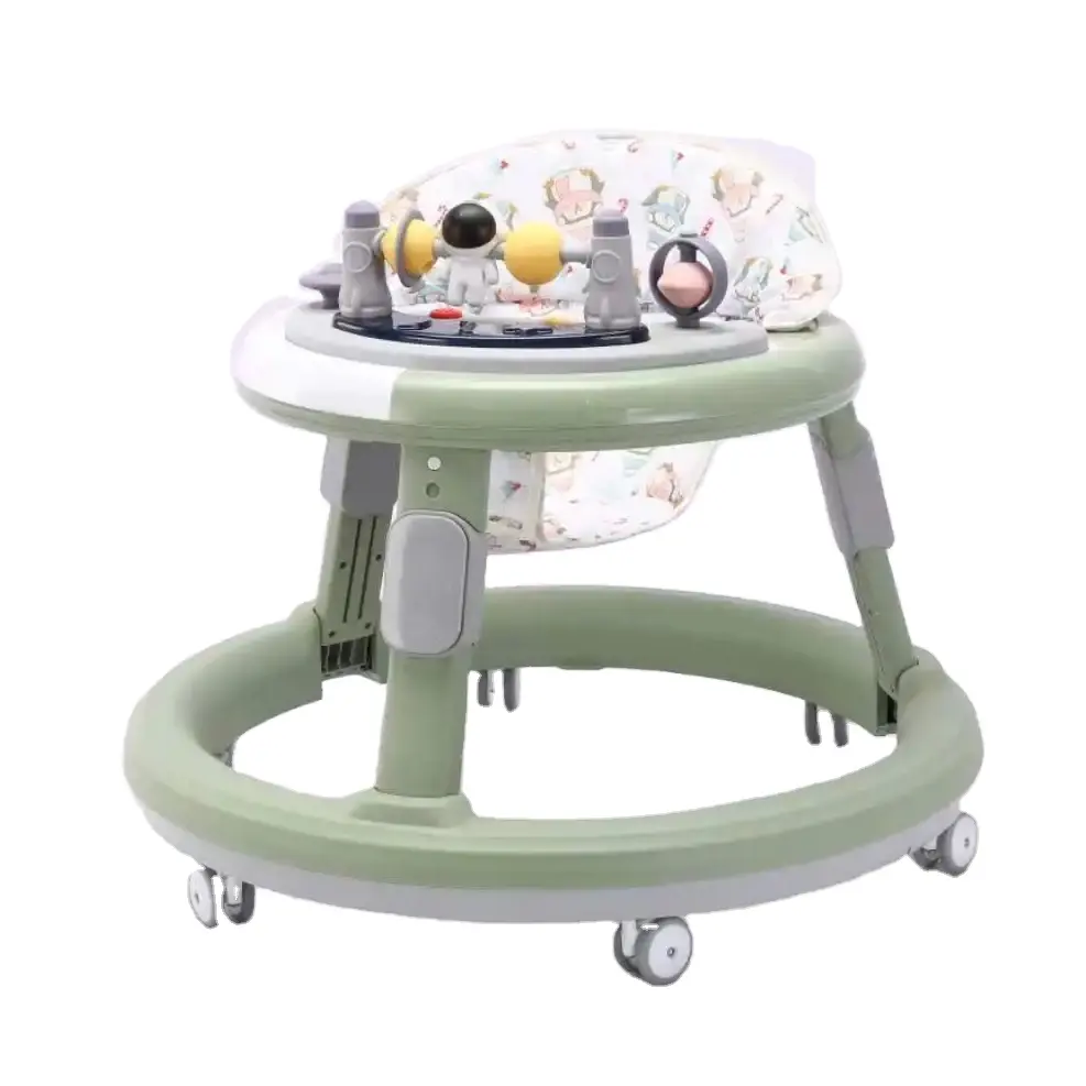 China Kids Learn to Walk Cartoon Walking Toy Chair Musical Baby Walker with for Children