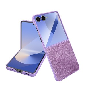 เคสโทรศัพท์พับได้รุ่น Huanmin Factory Compatible Samsung ZFlip ลด 30% วัสดุหนัง PU ลายดาวแอฟริกาใต้ - Product Image 5