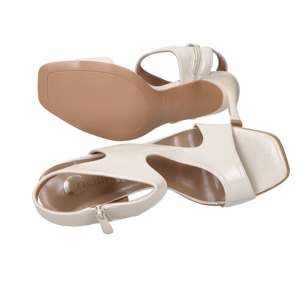Sandalias de Tacón para Mujer Crichic, Color Beige, Tacón de 9 cm, Talla 36 - Product Image 6