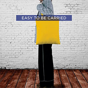 Sacs de plage en toile de coton personnalisés, colorés, super résistants, 12 oz, avec poignées à boucle réglables, taille personnalisable, réutilisables pour le shopping - Product Image 5