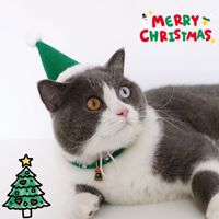 Chapeau d'anniversaire pour animaux de compagnie, bandeau de Noël pour chats et chiens, accessoires de fête, fournitures pour animaux de compagnie, vente en gros