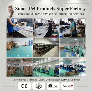 Dispenser Automatico di Cibo <span class=keywords><strong>Secco</strong></span> per Cani e Gatti da 6L, con Timer, in Plastica, Ricaricabile, con Protezione Anti-Intasamento, per E-commerce USA e UE - Il Più Venduto e di Tendenza - Product Image 5