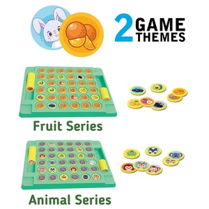 <span class=keywords><strong>Juego</strong></span> de Mesa de Memoria Cognitiva, <span class=keywords><strong>Juego</strong></span> de Mesa de Emparejamiento de Animales y Frutas, Rompecabezas Educativo para Niños y Adultos - Product Image 3