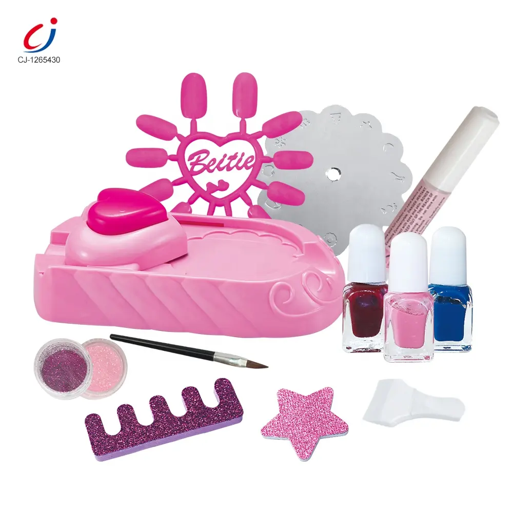 Stellen Sie sich vor, Sie spielen Mädchen Salon Make-up Spielzeug Kinder Nagellack Nail Art Set Spielzeug Schönheit Make-up DIY Nagellack Spielzeug