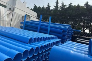 125/<span class=keywords><strong>140</strong></span>/160 Mm fente <span class=keywords><strong>Pvc</strong></span> puits d'eau tubage et écran raccord de tuyau extrémité bleue pour le Ghana - Product Image 2