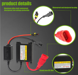 Oem HID <span class=keywords><strong>Xenon</strong></span> Đèn pha Kit 12V 35 Wát DC Ballast + Bóng đèn cho H4-3 H1 H3 H7 <span class=keywords><strong>H11</strong></span> 9005 9006 nhà máy trực tiếp USA kho - Product Image 2