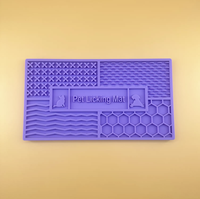 Tapis de table absorbant en silicone pour chiens, moderne, à séchage rapide, lavable en machine, écologique, antidérapant