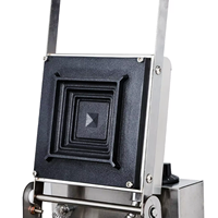 Nouvelle machine à gaufres et sandwichs automatique électrique 220V en acier inoxydable, haute productivité, design portable pour restaurants